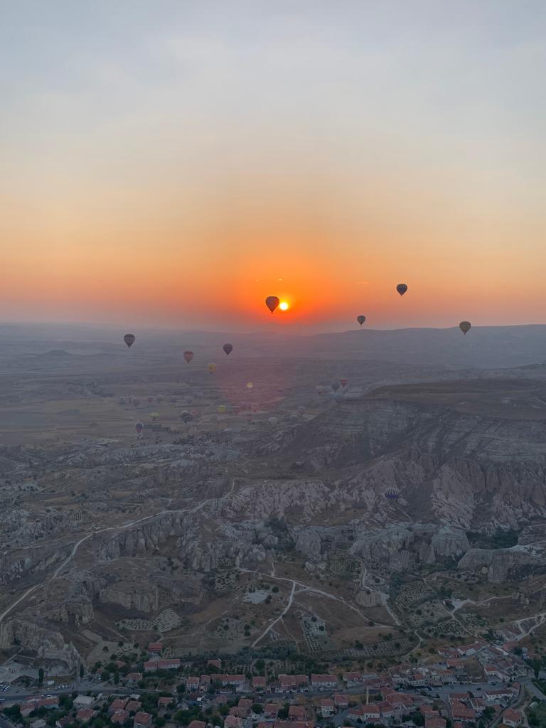 La magia de volar en globo en Capadocia